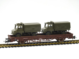 Roco Rongenwagen met 2 Unimogs 67764