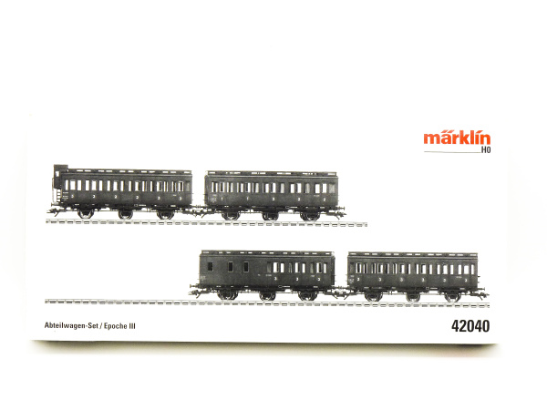 Marklin wagonset 5 SNCF coupérijtuigen 42040