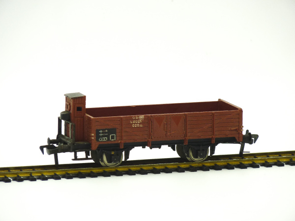 Fleischmann Wagon met remmershuisje 1485