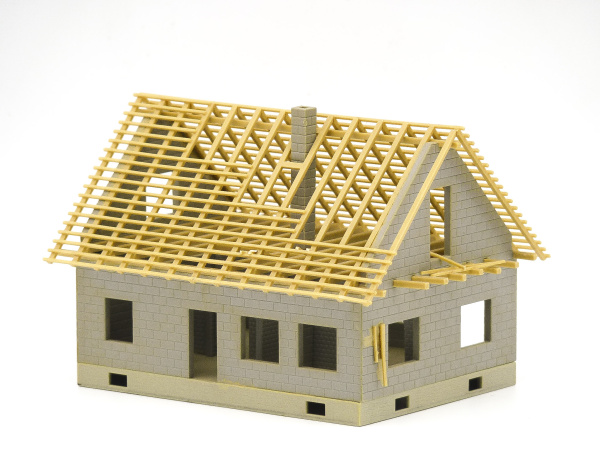 Huis in aanbouw