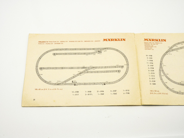 Marklin einfache Gleisanlagen Spur H0 0321